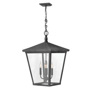 H1428DZLL Trellis Hanging Hanging Lantern - Aged Zinc