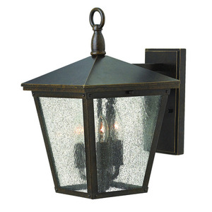 H1429RBLED Trellis Entrance Outdoor Wall Light - Regency Bronze