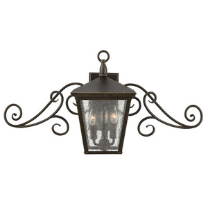 H1433RBLL Trellis Entrance Outdoor Wall Light - Regency Bronze