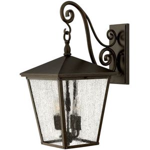 H1435RBLED Trellis Entrance Outdoor Wall Light - Regency Bronze