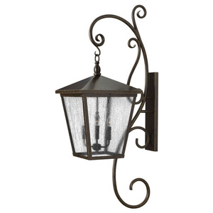 H1439RBLL Trellis Entrance Outdoor Wall Light - Regency Bronze