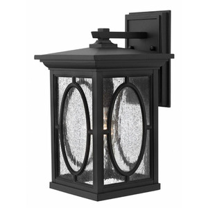 H1494BK Randolph Entrance Outdoor Wall Light - Black