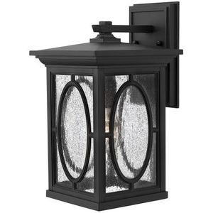 H1494BKLED Randolph Entrance Outdoor Wall Light - Black