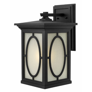 H1495BK Randolph Entrance Outdoor Wall Light - Black