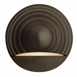 H1549BZLED LED Step Lens Hallway Step Light - Bronze