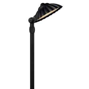 H1558BKLED Shell Path Lighting Landscape Light - Black