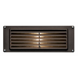 H1594BZ Louvered Louvered Hallway Step Light - Bronze H1594BZ Louvered Louvered Hallway Step Light - Bronze