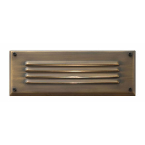 H1594MZ Louvered Louvered Hallway Step Light - Matte Bronze H1594MZ Louvered Louvered Hallway Step Light - Matte Bronze
