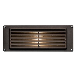 H1594BZLED Louvered Louvered Hallway Step Light - Bronze H1594BZLED Louvered Louvered Hallway Step Light - Bronze
