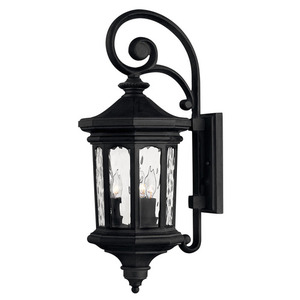 H1604MBLL Raley Entrance Outdoor Wall Light - Museum Black H1604MBLL Raley Entrance Outdoor Wall Light - Museum Black