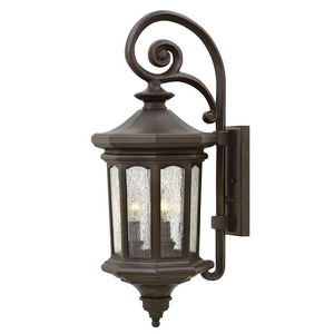 H1604OZ Raley Entrance Outdoor Wall Light - Oil Rubbed Bronze