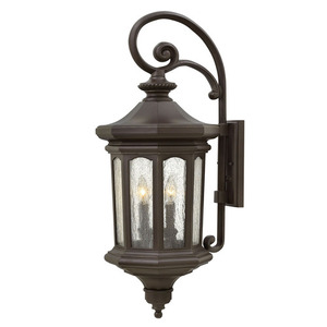 H1605OZLL Raley Entrance Outdoor Wall Light - Oil Rubbed Bronze