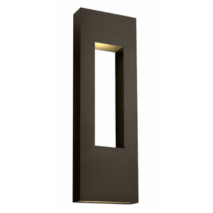 H1639BZLED Atlantis Entrance Outdoor Wall Light - Bronze