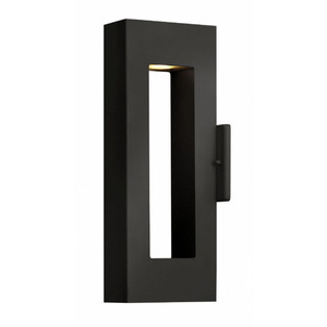 H1640SKL720 Atlantis Entrance Outdoor Wall Light - Satin Black