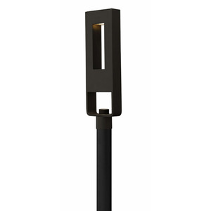 H1641SKL720 Atlantis Post Light Post Lights - Satin Black