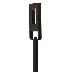 H1641SKLED Atlantis Post Light Post Lights - Satin Black