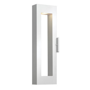 H1644SWLED Atlantis Entrance Outdoor Wall Light - Satin White