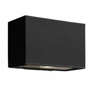 H1645SK Atlantis Entrance Outdoor Wall Light - Satin Black