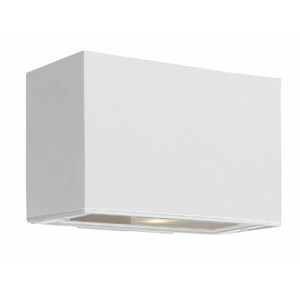 H1645SW Atlantis Entrance Outdoor Wall Light - Satin White