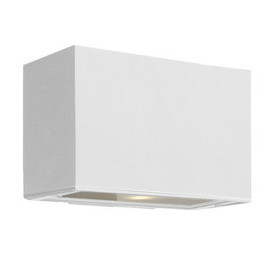 H1645SWLED Atlantis Entrance Outdoor Wall Light - Satin White