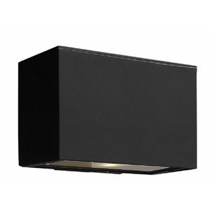 H1646SK Atlantis Entrance Outdoor Wall Light - Satin Black