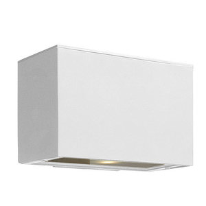 H1646SWLED Atlantis Entrance Outdoor Wall Light - Satin White