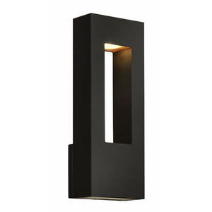 H1648SK Atlantis Entrance Outdoor Wall Light - Satin Black