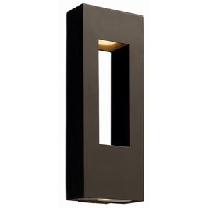 H1649BZLED Atlantis Entrance Outdoor Wall Light - Bronze