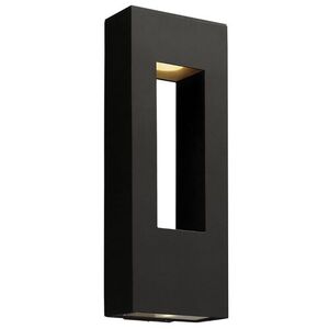 H1649SKLL Atlantis Entrance Outdoor Wall Light - Satin Black