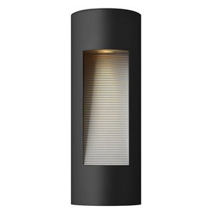 H1660SKLED Luna Entrance Outdoor Wall Light - Satin Black