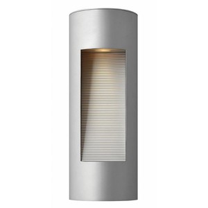 H1660TT Luna Entrance Outdoor Wall Light - Titanium