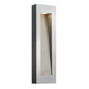 H1669TT Luna Entrance Outdoor Wall Light - Titanium