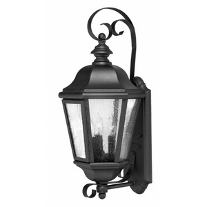 H1670BK Edgewater Entrance Outdoor Wall Light - Black