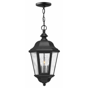 H1672BK Edgewater Hanging Hanging Lantern - Black