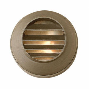 H16804MZLED LED Hardy Island Louvered Hallway Step Light - Matte Bronze