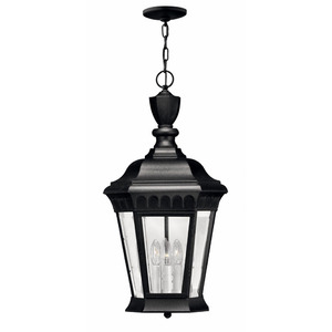 H1702BK Camelot Hanging Hanging Lantern - Black