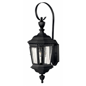 H1704BK Camelot Entrance Outdoor Wall Light - Black