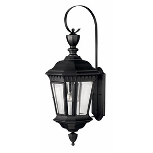 H1705BK Camelot Entrance Outdoor Wall Light - Black