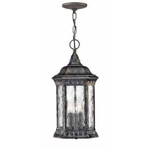 H1722BG Regal Hanging Hanging Lantern - Black Granite