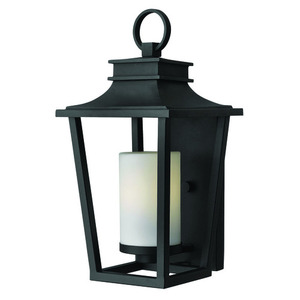 H1744BKLED Sullivan Entrance Outdoor Wall Light - Black