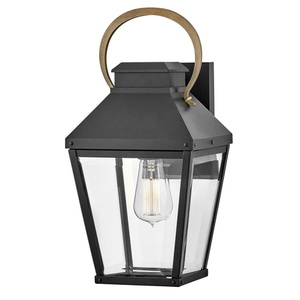 H17500BK Dawson Entrance Outdoor Wall Light - Black