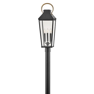 H17501BK Dawson Post Light Post Lights - Black