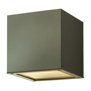 H1769BZ Kube Entrance Outdoor Wall Light - Bronze