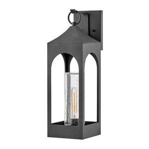 H18085DSZ Amina Entrance Outdoor Wall Light - Distressed Zinc