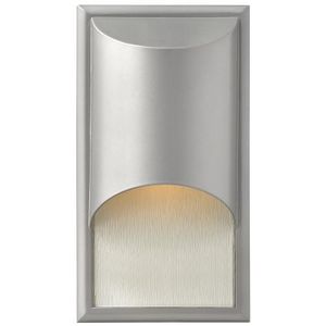 H1830TTGU24 Cascade Entrance Outdoor Wall Light - Titanium