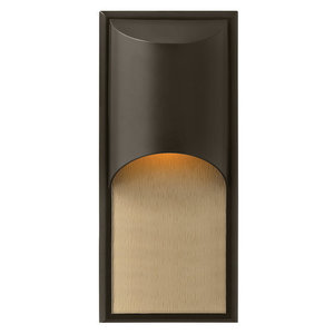 H1834BZLED Cascade Entrance Outdoor Wall Light - Bronze