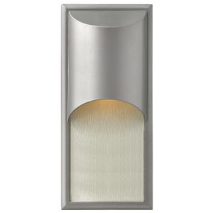 H1834TTGU24 Cascade Entrance Outdoor Wall Light - Titanium