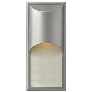 H1834TTLED Cascade Entrance Outdoor Wall Light - Titanium