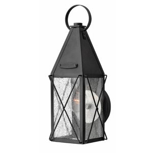 H1840BK York Entrance Outdoor Wall Light - Black