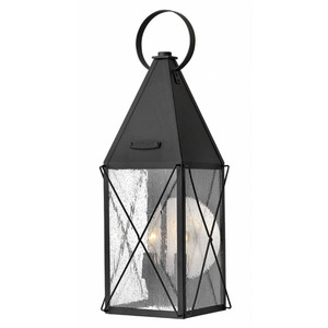 H1844BK York Entrance Outdoor Wall Light - Black